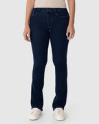 Calça Feminina Bootcut Cintura Média Em Flex - 1000125744