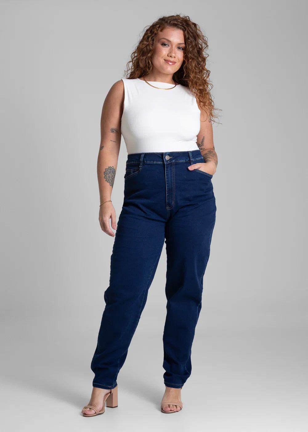 Calça Jeans Sawary Plus Size - 281224