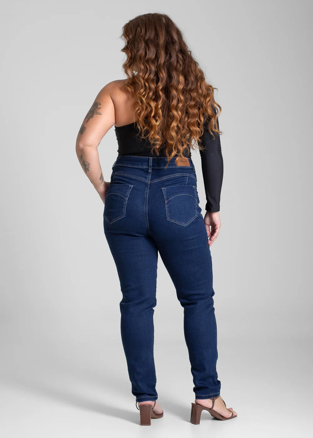Calça Jeans Sawary Cigarrete Plus Size - 282088 AZUL