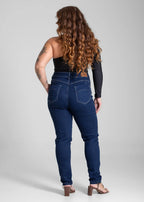 Calça Jeans Sawary Cigarrete Plus Size - 282088 AZUL