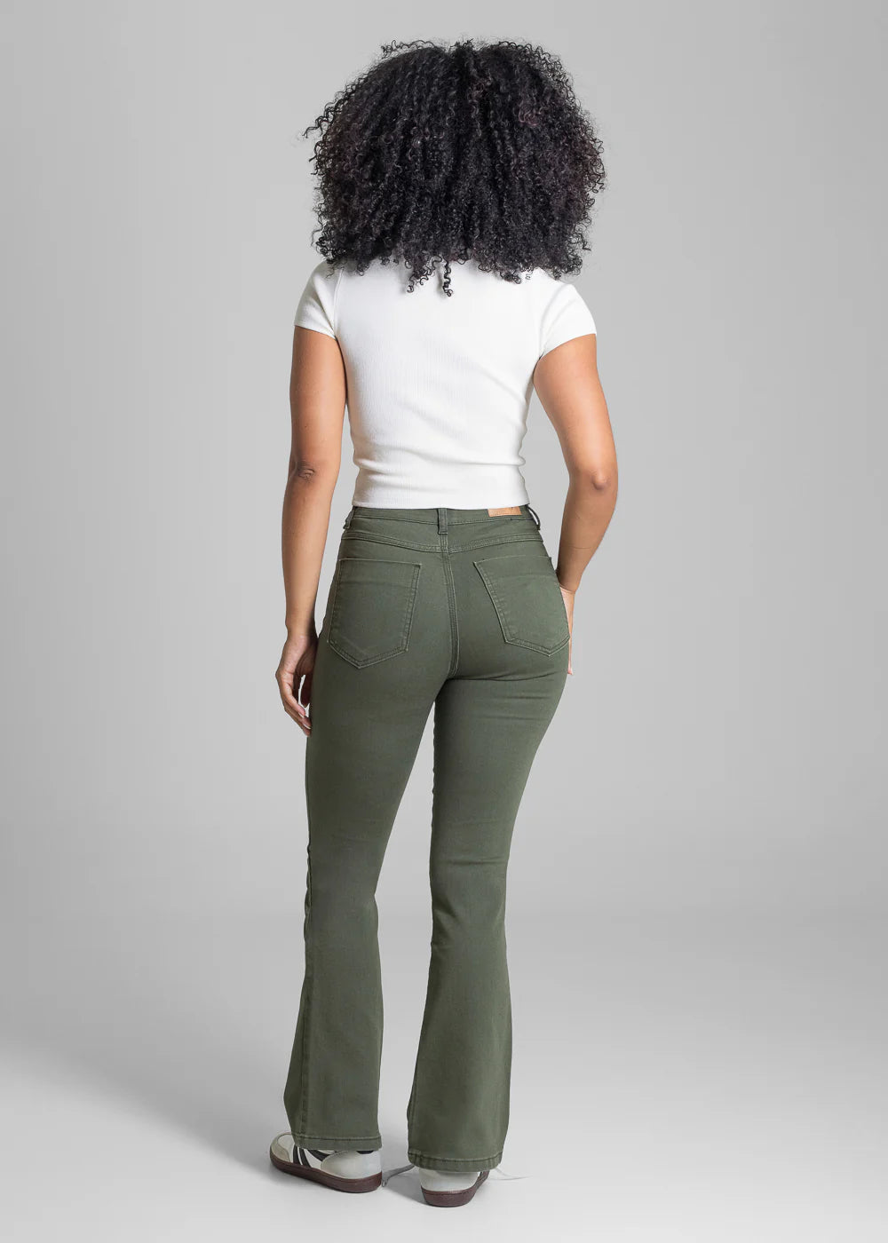 Calça Sarja Sawary Boot Cut Petit - 283320 VERDE