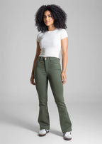 Calça Sarja Sawary Boot Cut Petit - 283320 VERDE