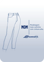 Calça Jeans Sawary Mom - 283191