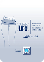 Calça Sarja Sawary Super Lipo - 264741 PRETO