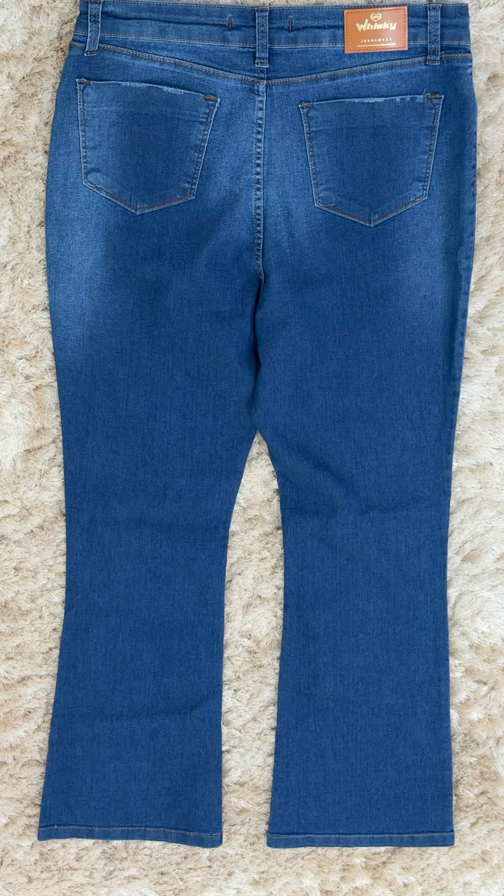 Calça Jeans Flare Pala Reta - FW143