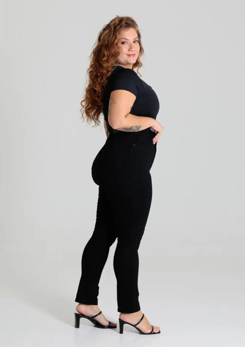 Calça Jeans Cigarrete Plus Size Feminina Sawary - 280621