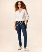 Calça Skinny Feminina Push Up Cintura Média Em Jeans Com Elastano - 1000129353