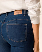 Calça Skinny Feminina Push Up Cintura Média Em Jeans Com Elastano - 1000129353