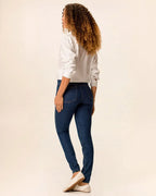 Calça Skinny Feminina Push Up Cintura Média Em Jeans Com Elastano - 1000129353