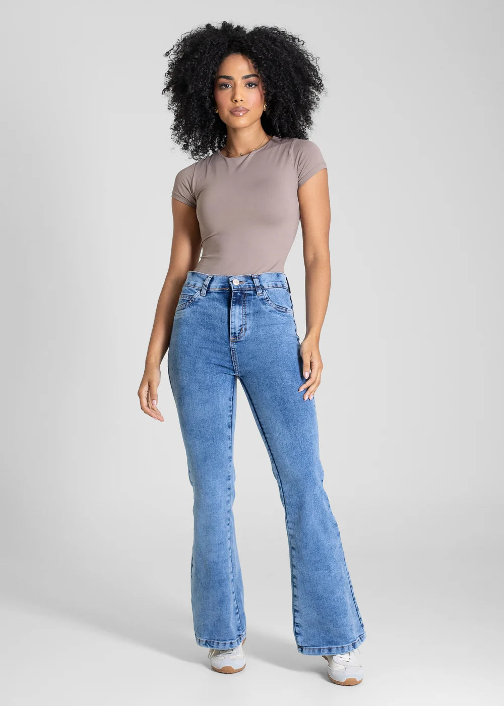 Calça Jeans Sawary Flare Petit - 283349 AZUL