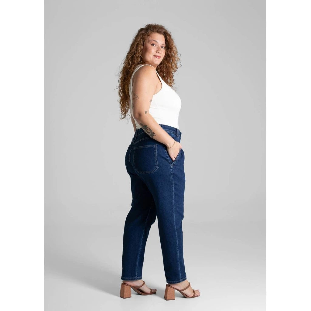 Calça Jeans Sawary Plus Size Mom - 280930