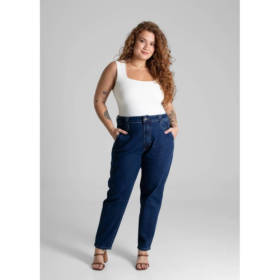 Calça Jeans Sawary Plus Size Mom - 280930